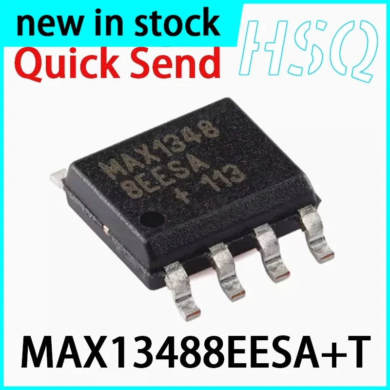 1PCS MAX13488EESA+T MAX13488EESA SOP-8 Half Duplex RS-485/RS-422 Compatible Transceiver Chip in Stock