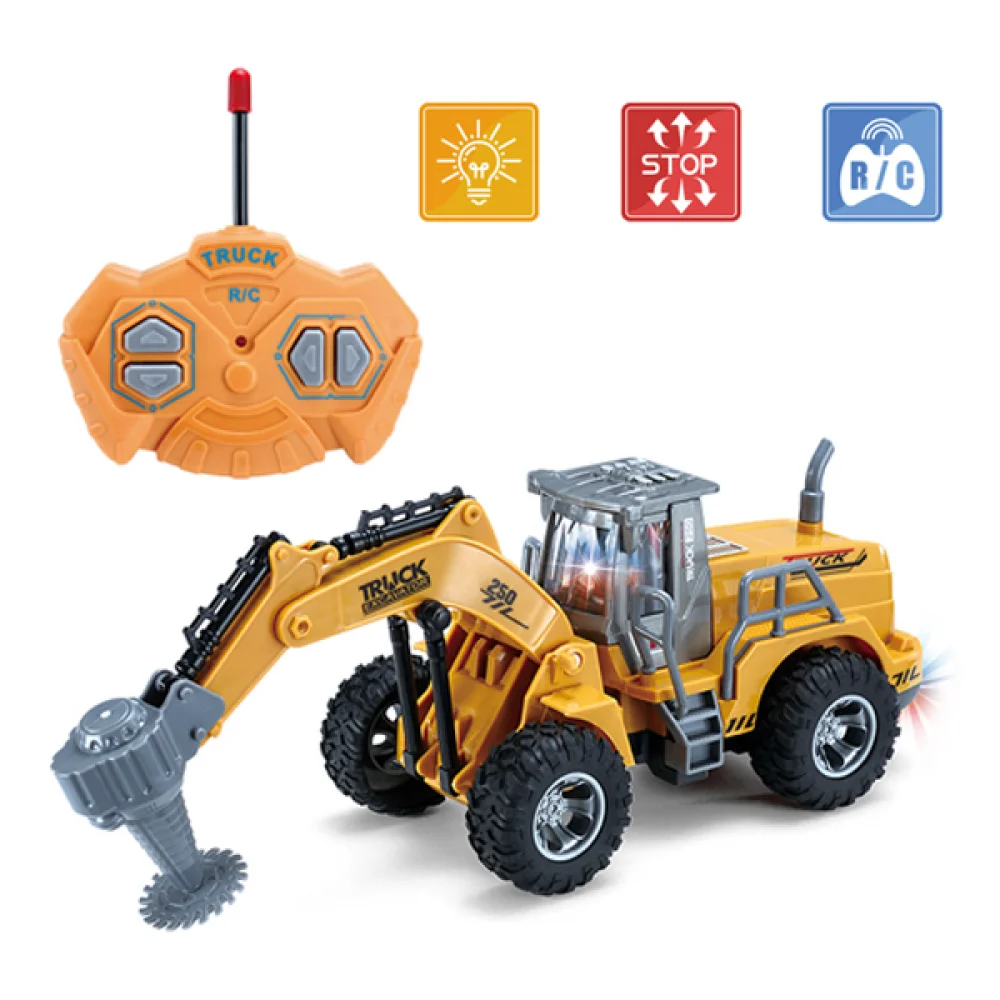 1/30 RC Excavator Remote Controlled Bulldozer Truck Car Construction Vehicles Toy Radio Control Bulldozer  for Boys Toys Gifts