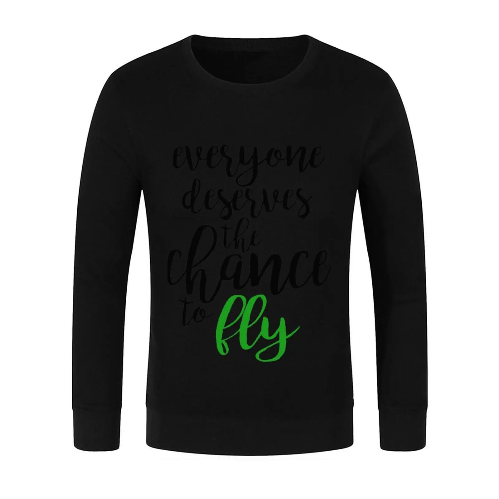 everyone deserves the chance to fly - wicked Pullover men's coat tracksuits men's winter sweater sweatshirts