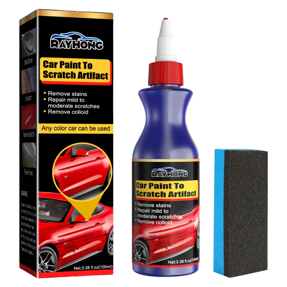 100ML Car Paint Care Scratch Repair Agent to Remove Car Paint Scratch Repair Protection Scratch Stain Decontamination Polishing