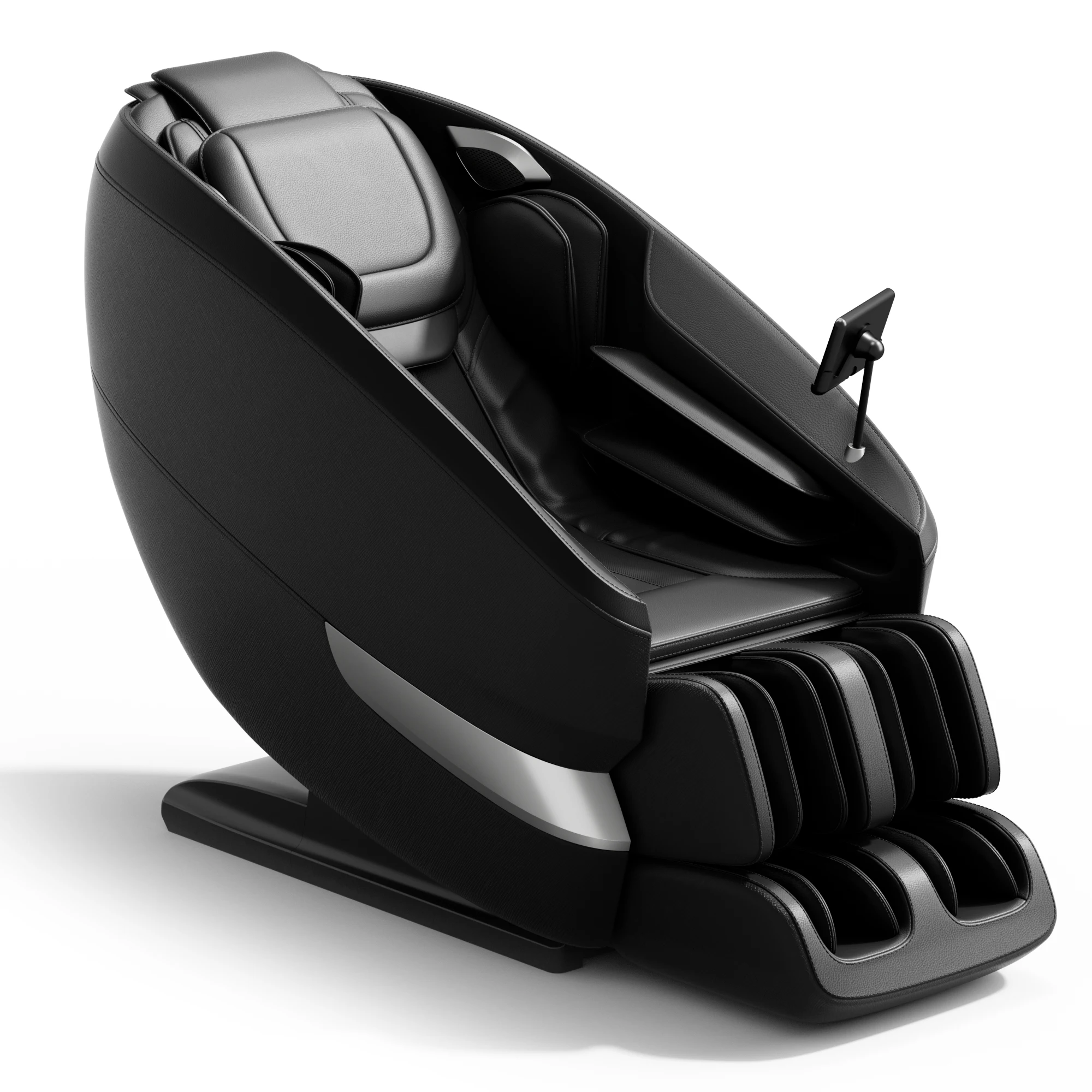 Full BodyMassage Chair Deep Tissue Massage Chair, LCD Touch Screen Back Calf Heating Bluetooth and Zero Gravity Black