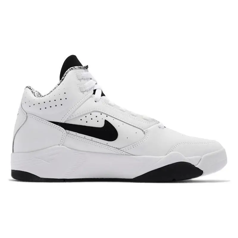 Nike Air Flight Lite II Mid White Black 2021 Sneakers shoes DJ2518-100 With Original Box