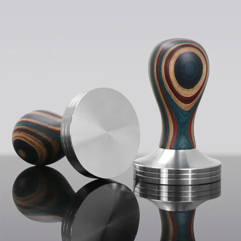 Coffee Tamper 51MM 53MM 57mm 58.5MM For Delonghi Breville Lelit E61 54mm Portafilter Espresso Accessories Corner Barista Tools