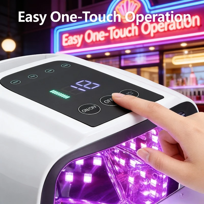 Nieuwe oplaadbare nagellamp Draadloze gellakdroger UV-licht voor nagels Manicure Licht Draadloze nagel-LED-lamp met grote capaciteit