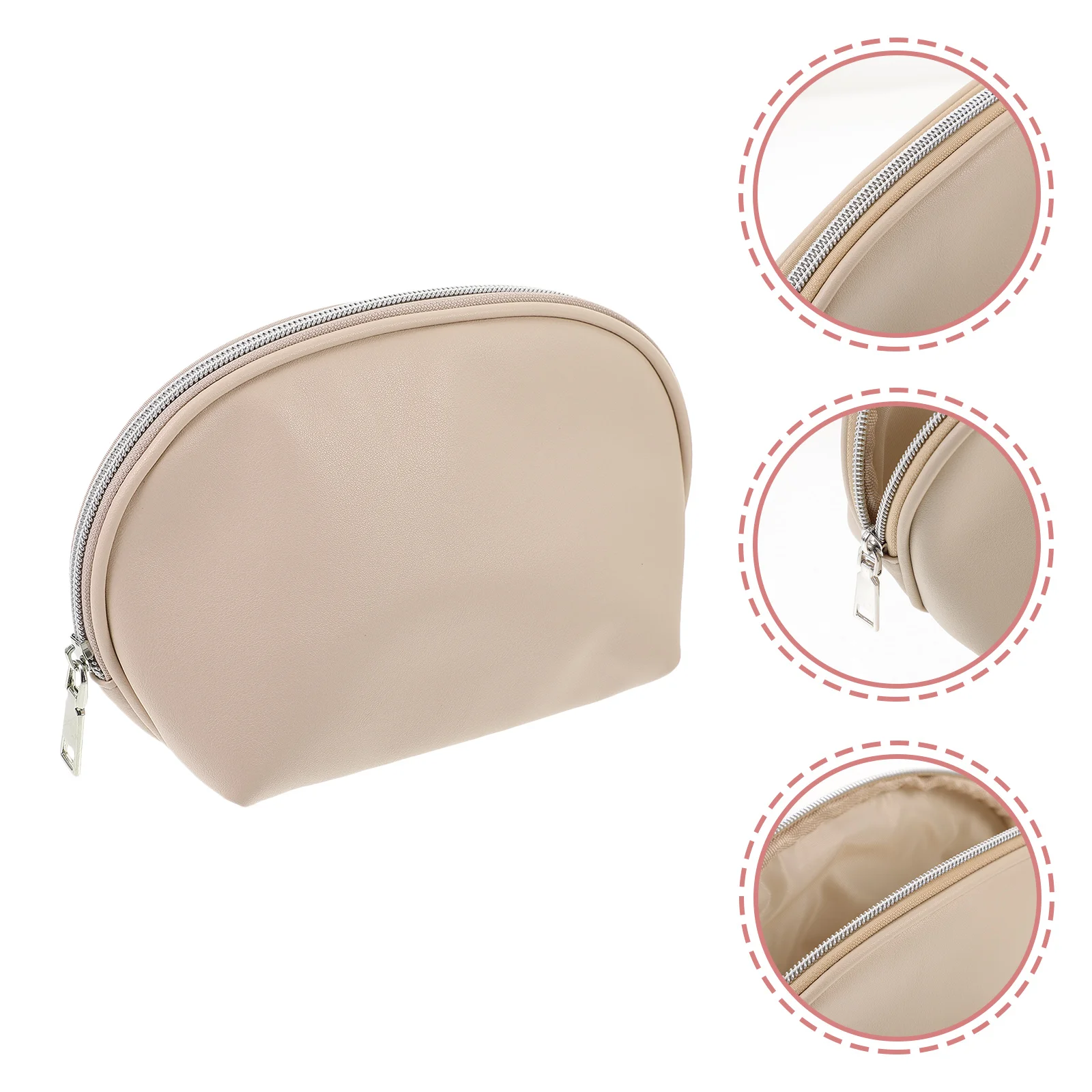 

Shell Shaped Makeup Bag Portable Organizer Travel Toiletries Bag Durable Zipper Makeup Pouch Period Pouch