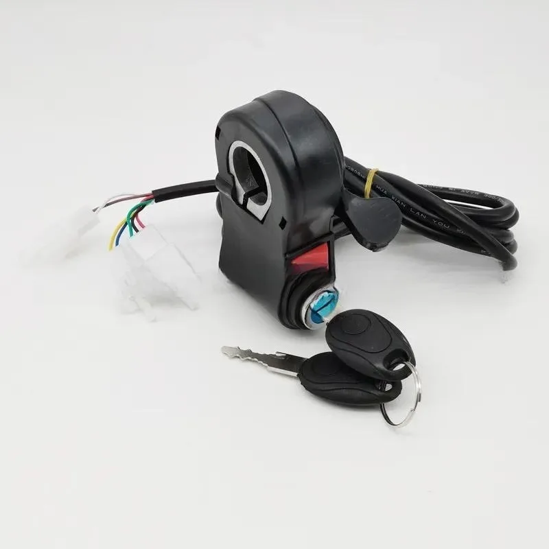 22mm Electric Vehicle Thumb Throttle Switch Finger Governor Handlebar Live Door Lock Modified Scooter E Bike Accessories Part