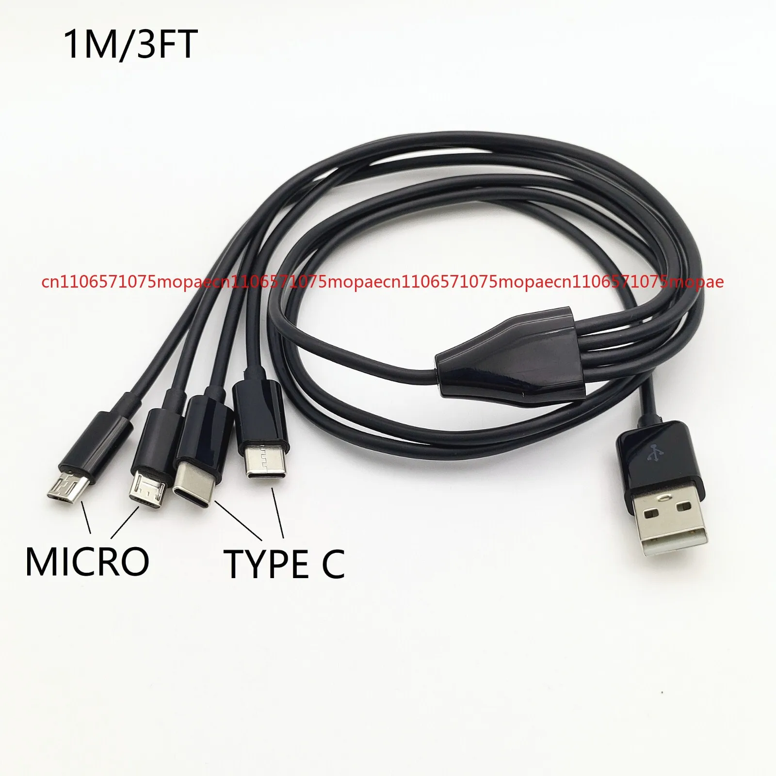 1M 3FT 4 In 1 Usb T… - image