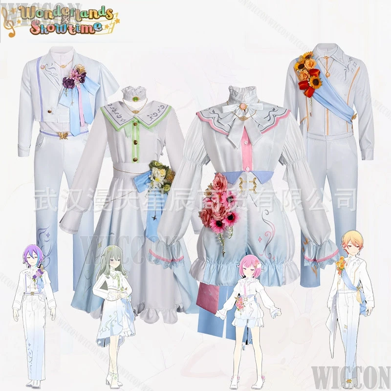 

Project Sekai Game Wonderlands × Showtime wswl2 Uniform Tenma Tsukasa Rui Cosplay Nene Women Man Halloween Stage Suit Wig Prop