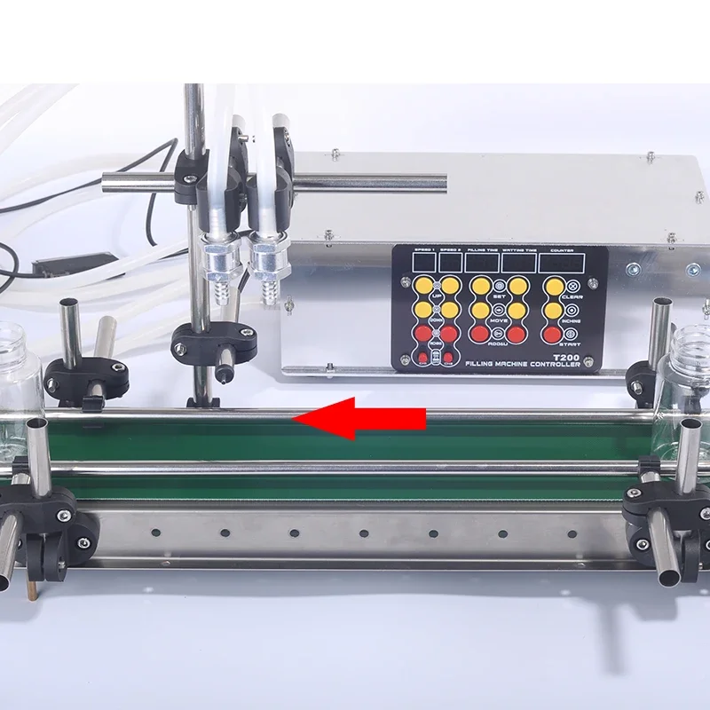 Automatic Conveyor Belt Assembly Line Double-Head Liquid Filling Machine Intelligent Induction Quantitative High-Precision