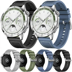 22 mm horlogeband voor Huawei Watch GT 4 46 mm composiet gevlochten nylon siliconen polsband voor Huawei Watch 4/3/GT2 GT5 Pro armband