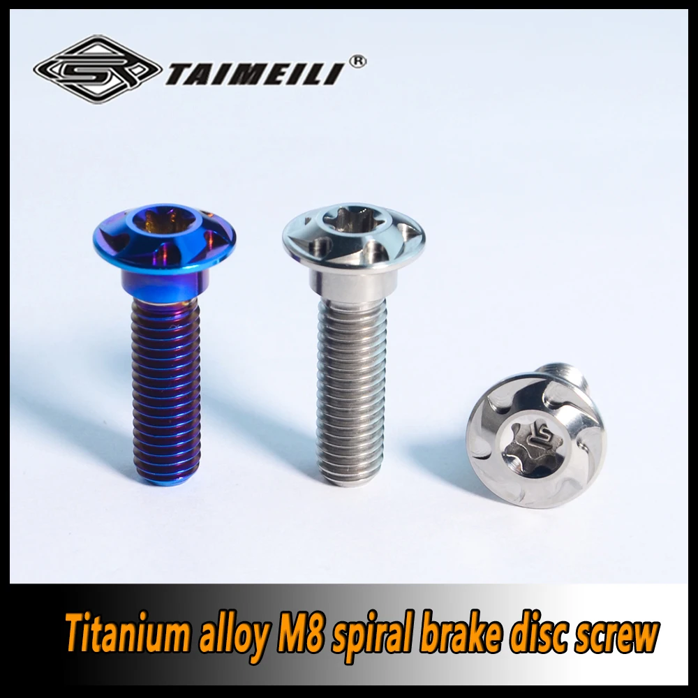 TAIMEILI Titanschraube M8X20/25/30mm Motorrad-Bremsscheibenschraube mit innerem Pflaumenblütenblattkopf 1 Stück – Detail 4