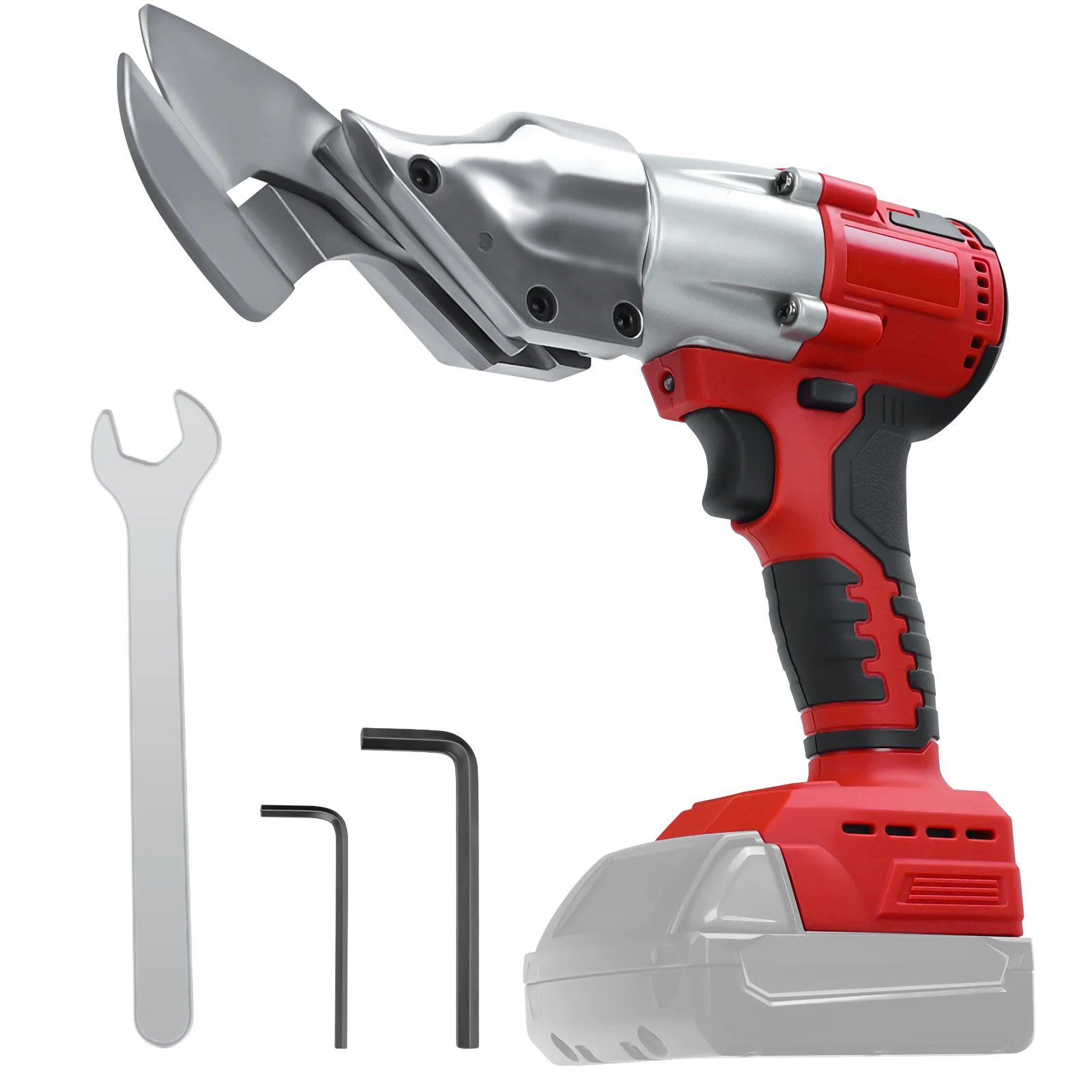 무선 금속 절단기 브러시리스 금속 가위 360 °   밀워키 18v 배터리용 회전식 전동 가위 (배터리 미포함)