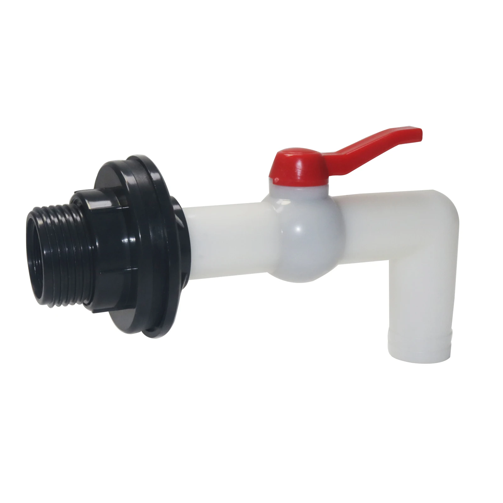 DN25 DN20 DN15 PVC threaded flange through plate faucet combination garden water tank faucet Garden irrigation faucet adapter