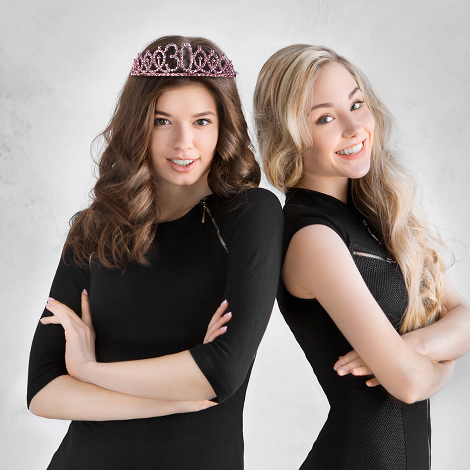 

2pcs Crown Ceremonial Belt Queen Sash Etiquette Belt Cloth Set Girls Birthday Party Decorations Etiquette Ritual Supplies