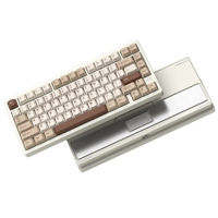 Womier RD75 Pro Beige 3-Modes Gasket RGB Mechanical Keyboard Quick Release QMK VIA Aluminum Keyboard Hot Swap Gaming Keyboard