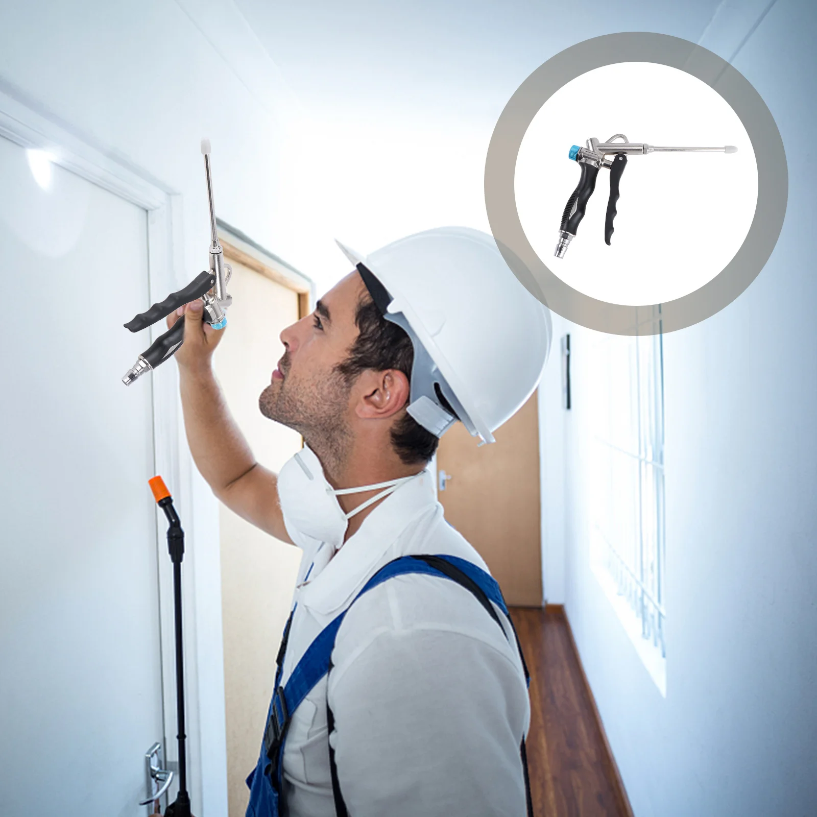 

1Pcs Blow Dust Gun Nozzle Air Blow Tool for Cleaning Car Machinery Cracks Crevices Home Industrial Equipment Dust Removal