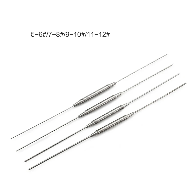 4Pcs/Set Titanium Alloy Ophthalmic Instruments lacrimal Probe Microscopy Equipment lacrimal Probe Headed Tool