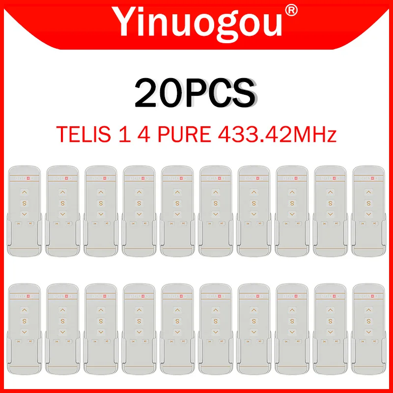 Telis 1 4 Pure Remote Control 433.42MHz 5 Channel  TELIS 1 4 Pure Curtain Controller 1810633 1810632 1810632A 1810631 1810630