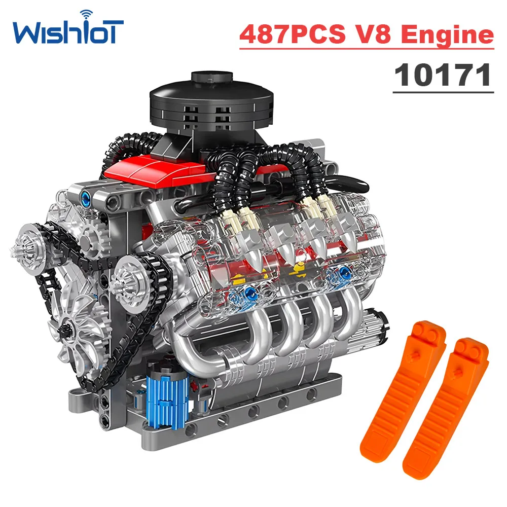 

Mold King V8 V12 двигатель моторизованная имитационная модель строительные блоки с электроприводом технические автомобильные детали