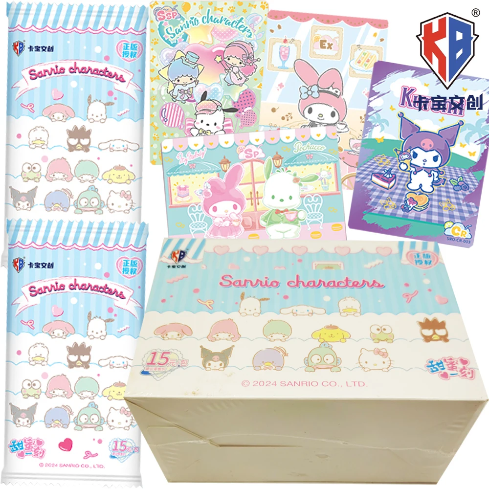 مجموعة بطاقات كاباو الأصلية من سانريو لمحبي الرسوم المتحركة الشهيرة ستار بوشاكو كورومي بطاقات كريستالية ممتعة ألعاب هدايا المهرجانات