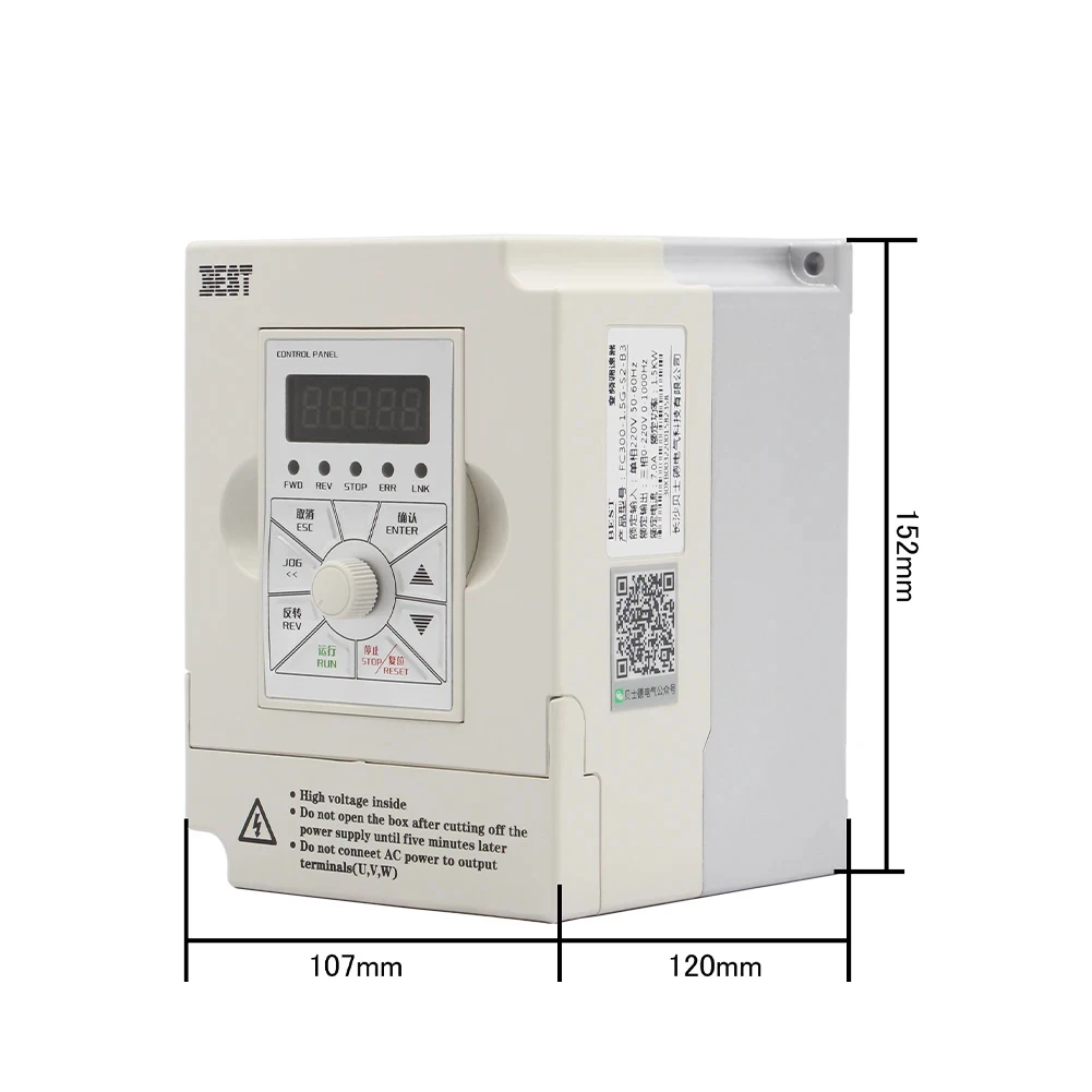 2.2KW 1.5KW 380V 220V Spindle Motor Speed Control VFD Variable Frequency Drive Inverter 3-Phase Output Converter 1000Hz