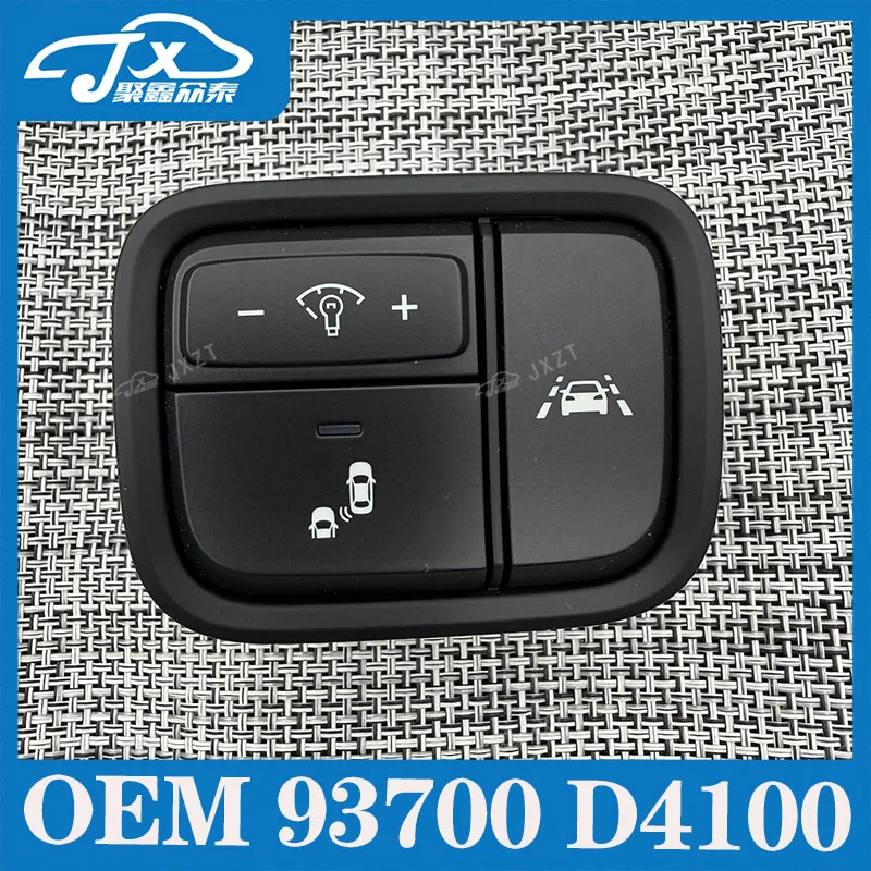 Side Crash Pad Switch Assy for K-IA 2016 + Optima K5 Instrument Brightness Button Radar Assisted Anti-slip 93700D4100WK