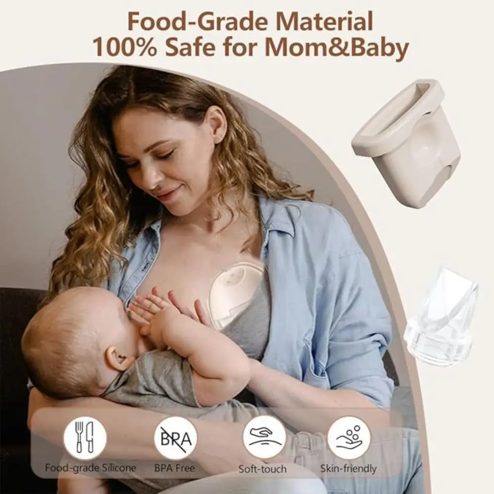 BPA Free Breast Pump Replacement Parts Duckbill Valves Silicone Diaphragms Compatible Replacement Kit Durable Breast Pump Parts
