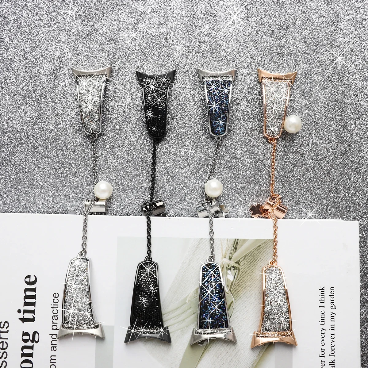 Metal Diamond Strap for Google Pixel Watch Sport Watch Women Adjustable Bracelet Wristband Google Pixel Watch Replacement Belt