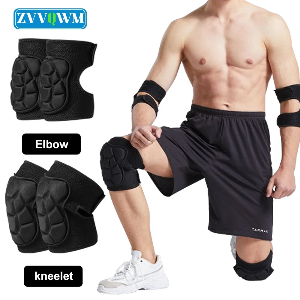 

1Pair Adjustable Compression Elbow Protector Sleeve Knee Pads Sports Joint Pain Elbow Pads Weightlifting Knee Brace Gardening