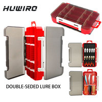 Double Sided Fishing Lure Box Large Capacity Accessories Lead Head Hook Storage Lure Bait Tray Storage Lure Bait Organizer Boxes