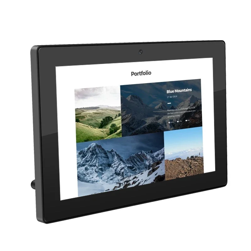 10.1 Inch Rk3588 WiFi Bt Android 12 RJ45 Android Digital Display Wall Mount Touch Screen monito for Ai/Vr/Ar & Edge Calculation