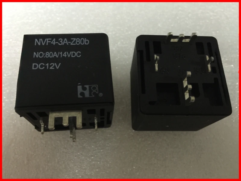 Free shipping 2pcs 5pcs 10pcs 100% NEW Auto Relay 12VDC NVF4-3A-Z80b NVF4-3A NVF4-3 DC12V 80A/14VDC Automotive Relays