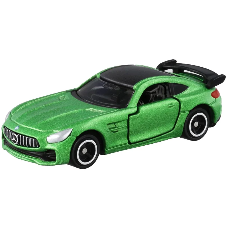 TAKARA TOMY gegoten legeringsmodel nr. 7e Mercedes-Benz AMG GTR sportwagen, kindercollectie decoratiespeelgoed, kindercadeaus.