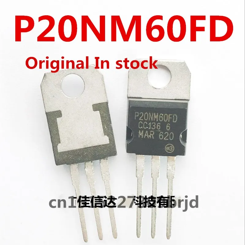 Original 5pcs/  STP20NM60FD 20NM60 P20NM60FD  TO-220