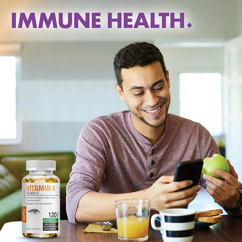 Vitamin A - Supports Healthy Skin and Eyes, Antioxidant, Beneficial for Vision