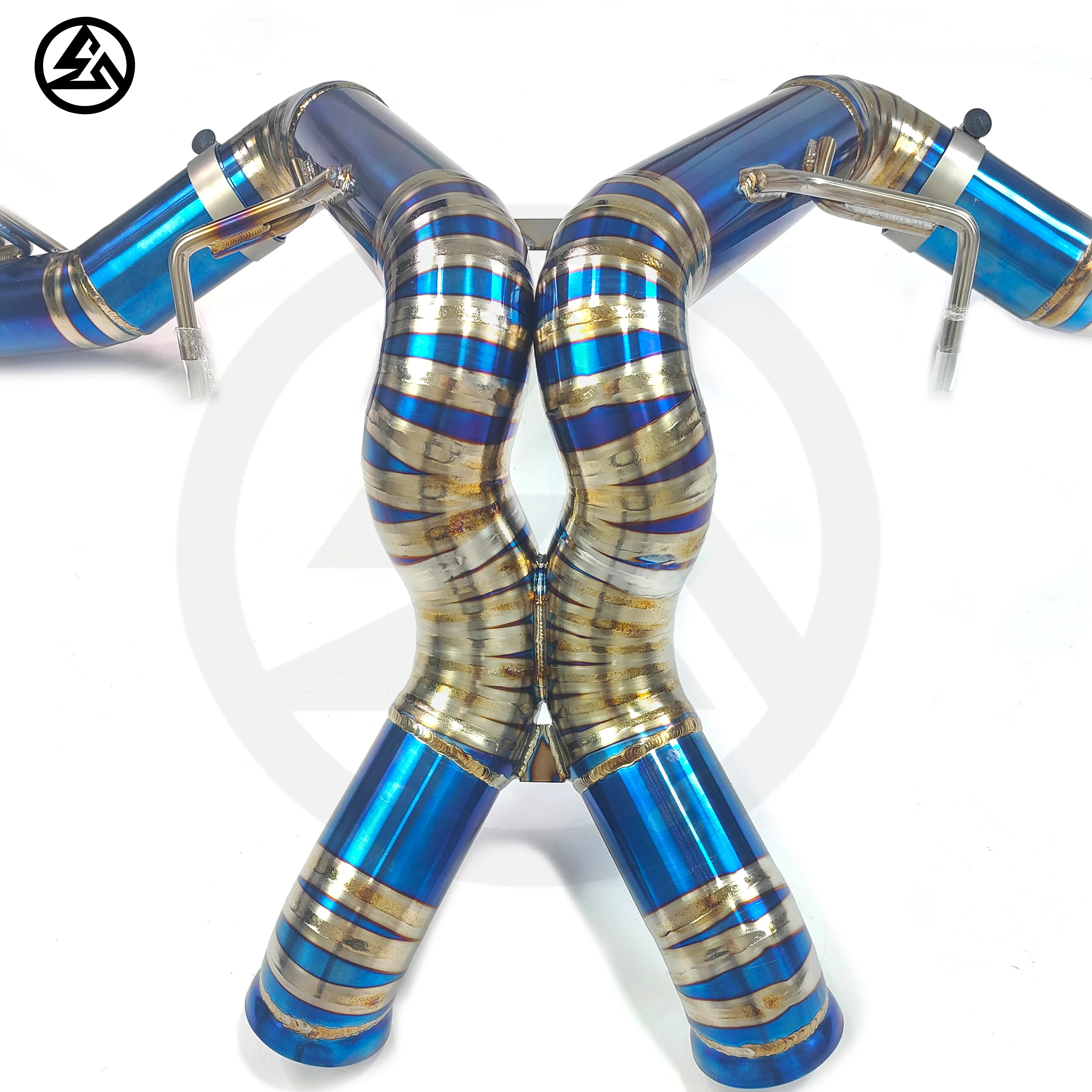 

Free Flow Pipe Titanium Catack for Mclaren 570S 570GT 540C 3.8T Axleback System No Valves