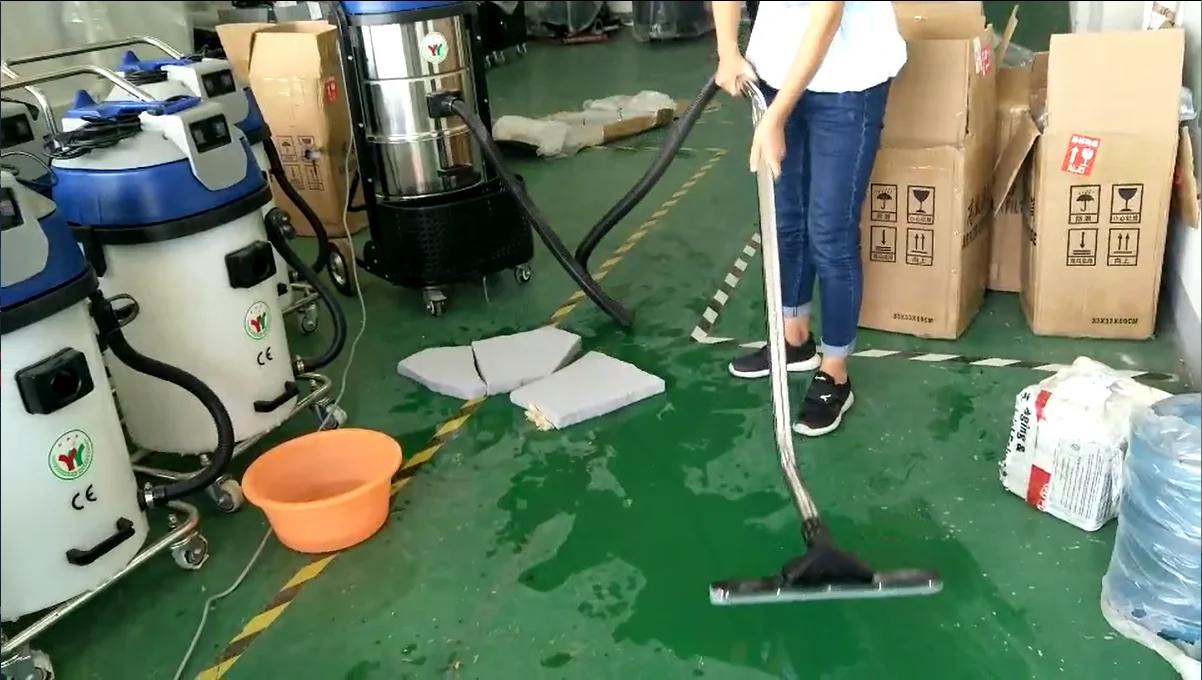 YYVAC GS3680 80L Explosion-Proof Dust Vacuum - 3-Motor System, Anti-Dust Design for Pharmaceutical Powder Handling