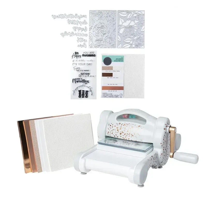 Excellent A5 Die Cutter Embossing Machine Scrapbooking Piece Die Cut Paper Cutter Die-Cut Machine Home DIY Embossing Dies Diy To