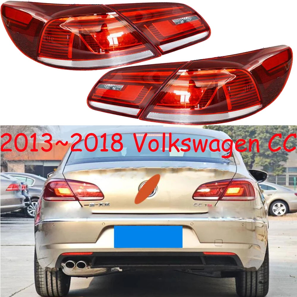 1pcs 2013~2018year tail light for Volkswagem CC taillight car accessories LED DRL Taillamp for CC fog light