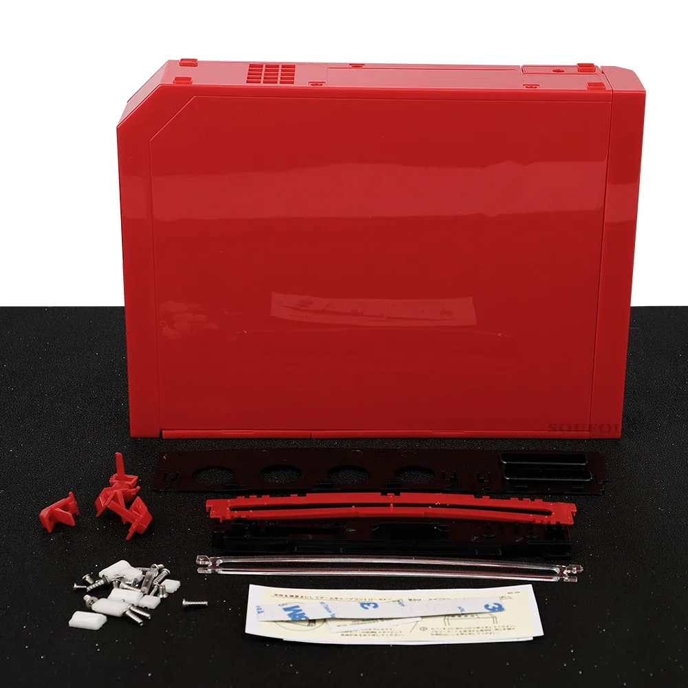 Rood Voor Wii Volledige Case Cover Behuizing Shell Met Knoppen voor Nintend Wii Behuizing Shell Case voor Wii Game Console Accessoires