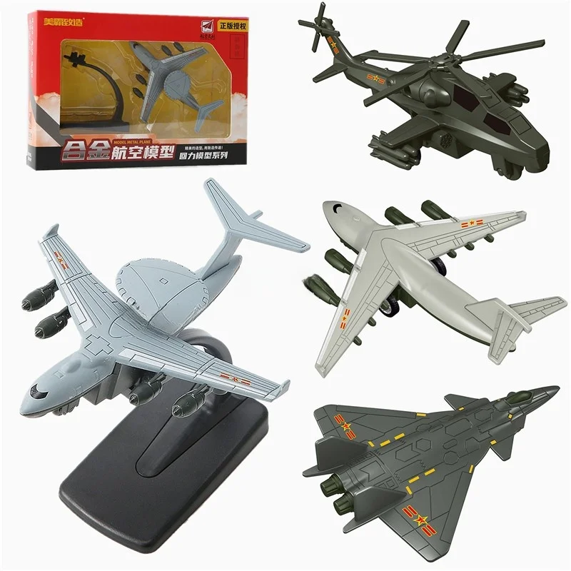 Modelo de Helicóptero de Combate em Liga Simulação J20 Airborne 2000 Ornamentos de Exibição de Mesa Militar Presentes de Aniv...