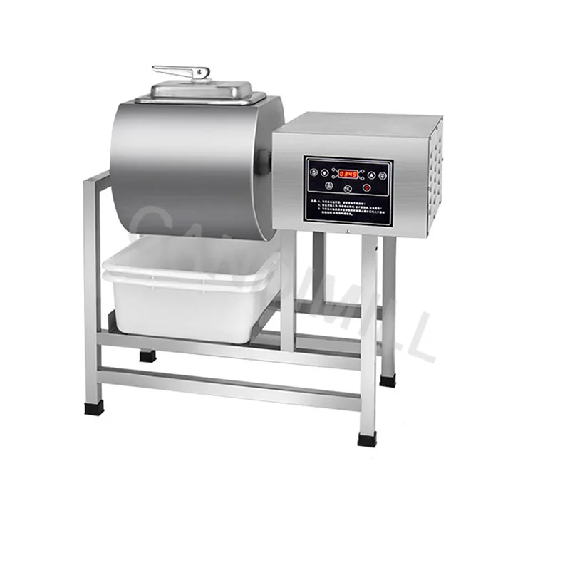 Marinheiro comercial de alimentos elétrico caindo tambor máquina de marinar aço inoxidável vácuo frango bife marinar-máquina 220v