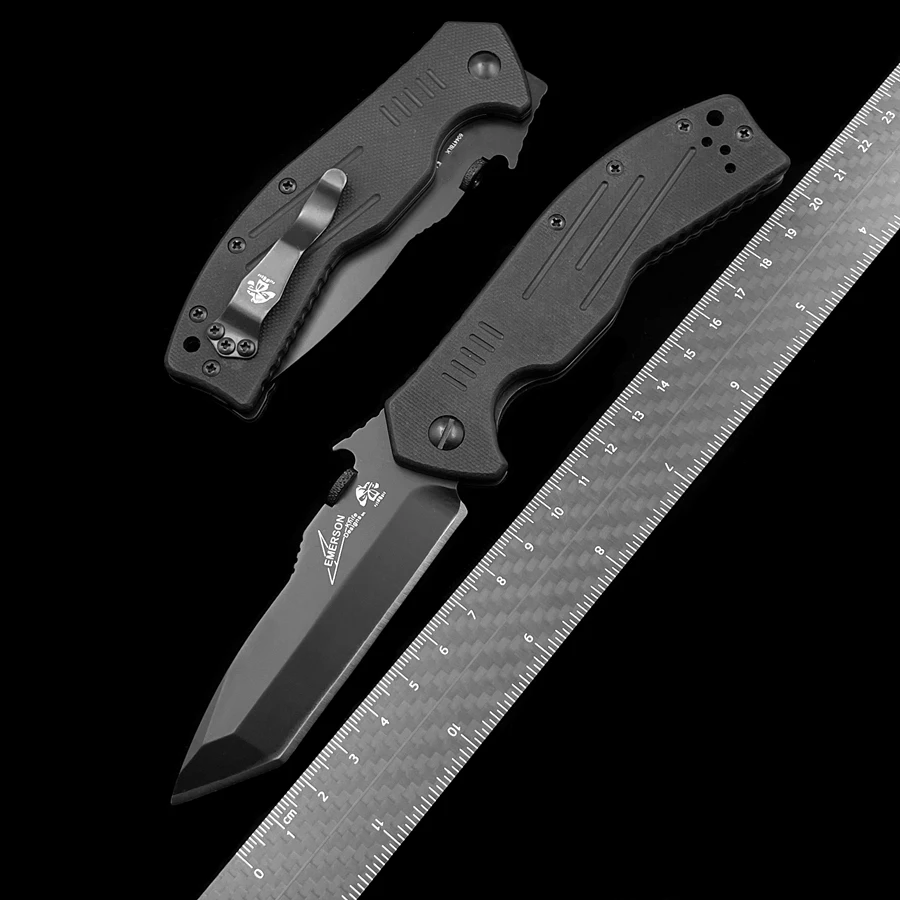 

KS 6044TBLK CQC-8K Emerson Folding Knife Outdoor Camping Hunting Pocket EDC Tool Knife