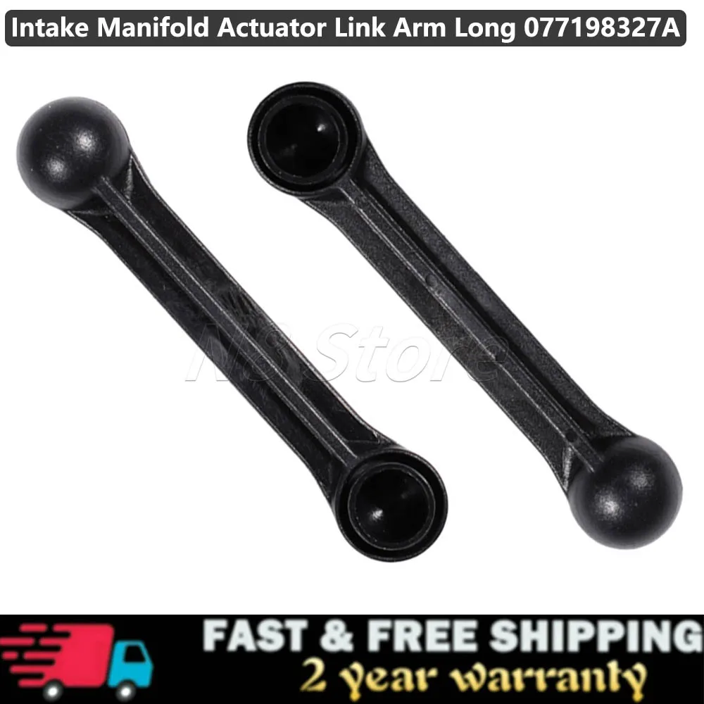 1Pair Car Intake Manifold Actuator Link Arm Long Rod 077198327A For Audi A6 Quattro 2000-2004 For VW Touareg V8 4.2L AXQ 2007