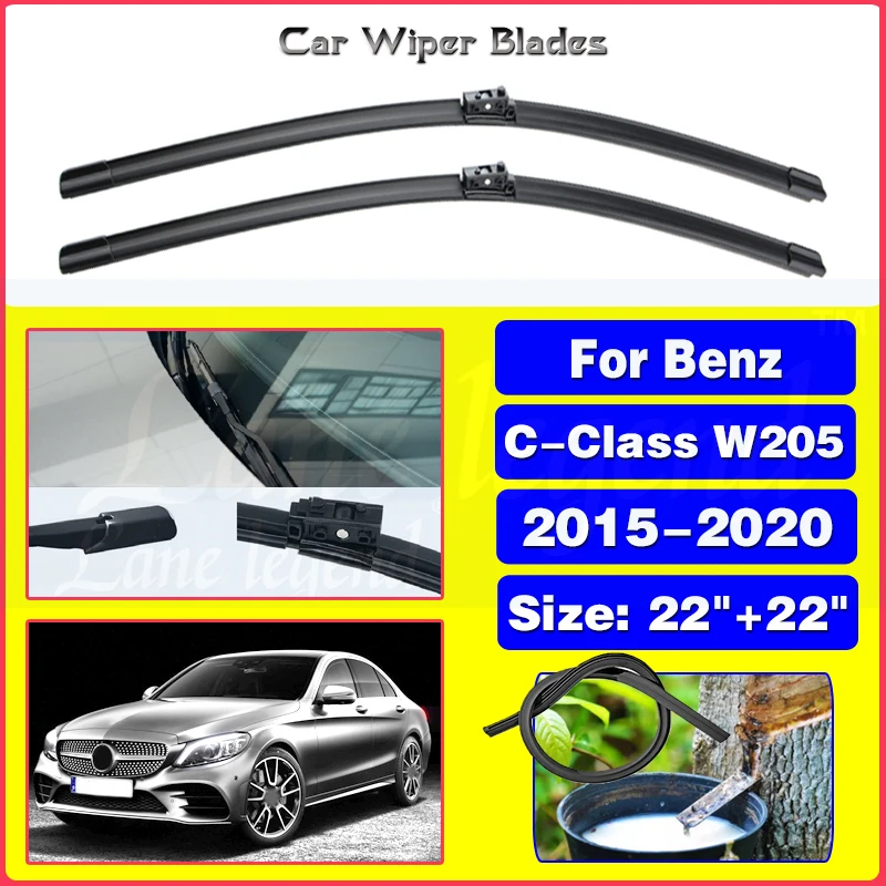 

For Mercedes Benz C-Class W205 Car Wiper Blades Windscreen Windshield Wipers Car Accessories C-Klasse C180 C200 C220 C250 C300