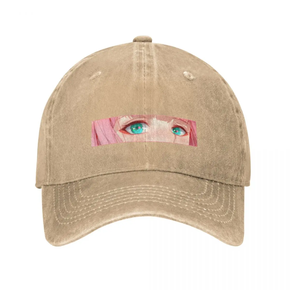 Lewd Zero Two Eyes Baseball Cap Bobble Hat Military Tactical Cap sun hat Women's Hats For The Sun Men's