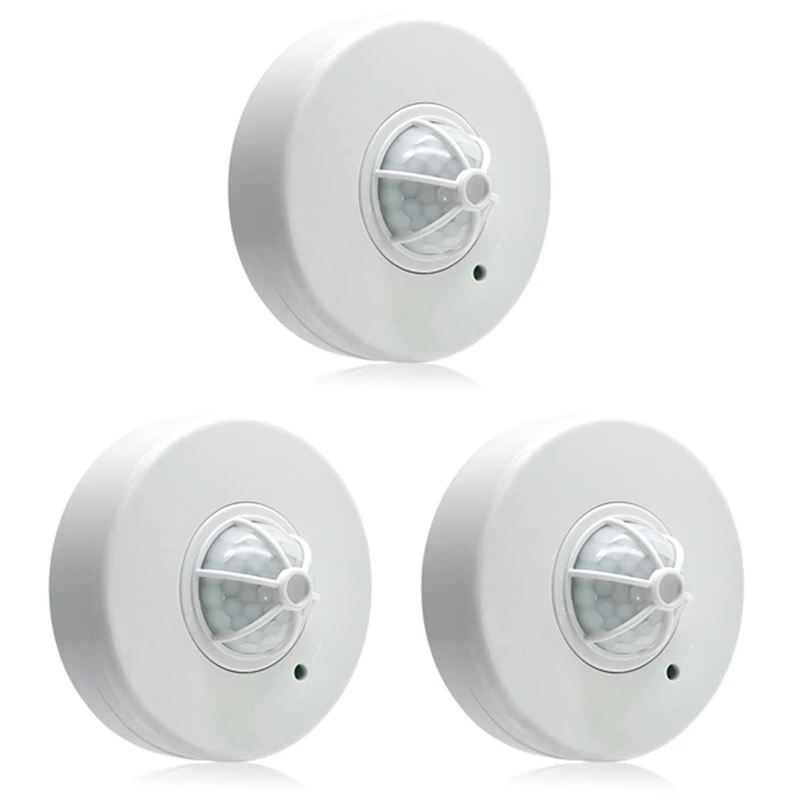 3X 3-12M 360 Degree Ceiling Occupancy Sensor Motion Sensor Light Switch High Sensitive PIR Motion Sensor Switch