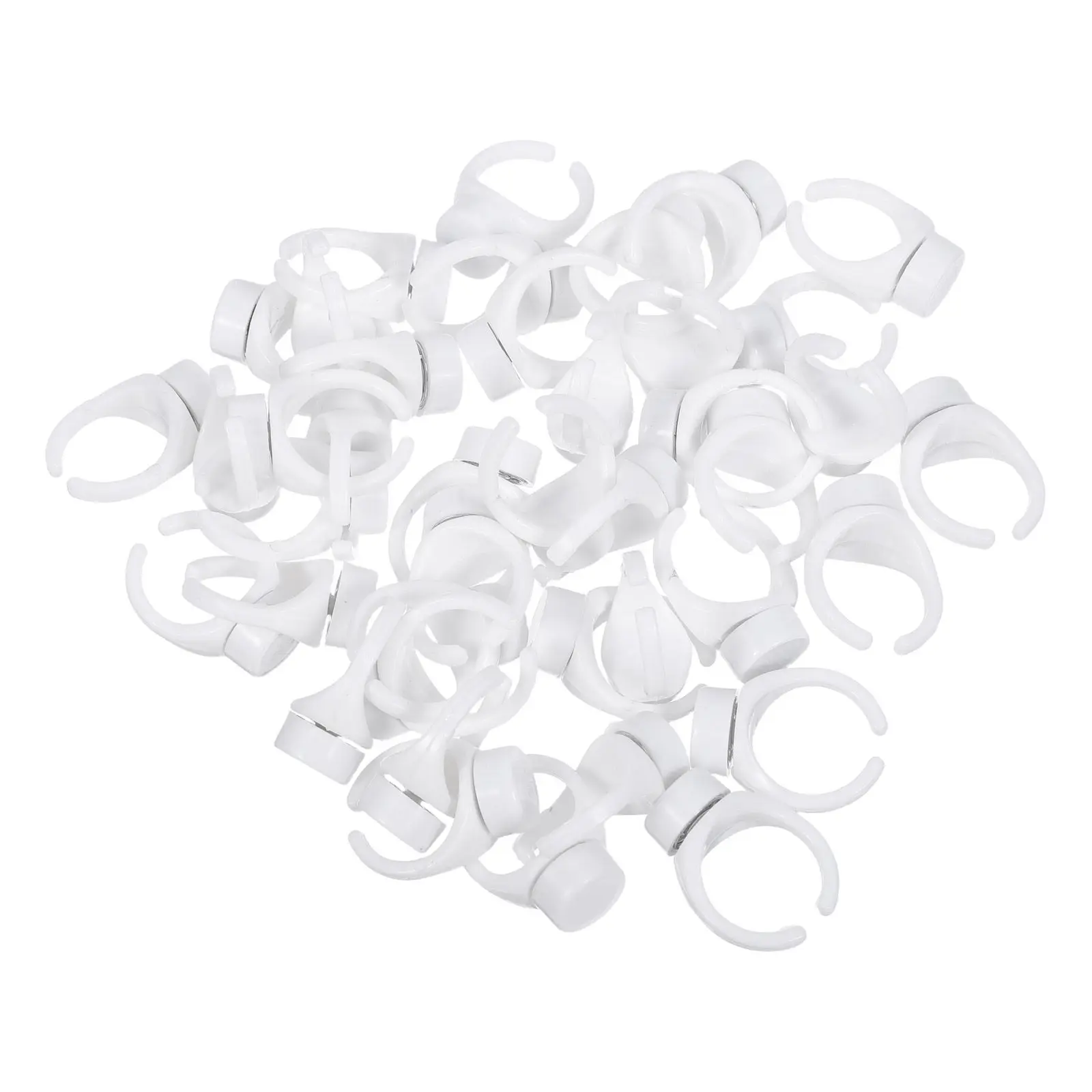 40Pcs Adjustable Rotating Ring Blanks Spinner Bearing Base for DIY Jewelry Making Craft Rings Flat Pad Ring Base for Crafts