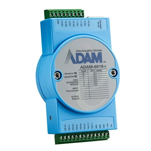 Advantech ADAM-6018+ 8Thermocouple IoT Modbus/SNMP/MQTT Ethernet Remote I/O