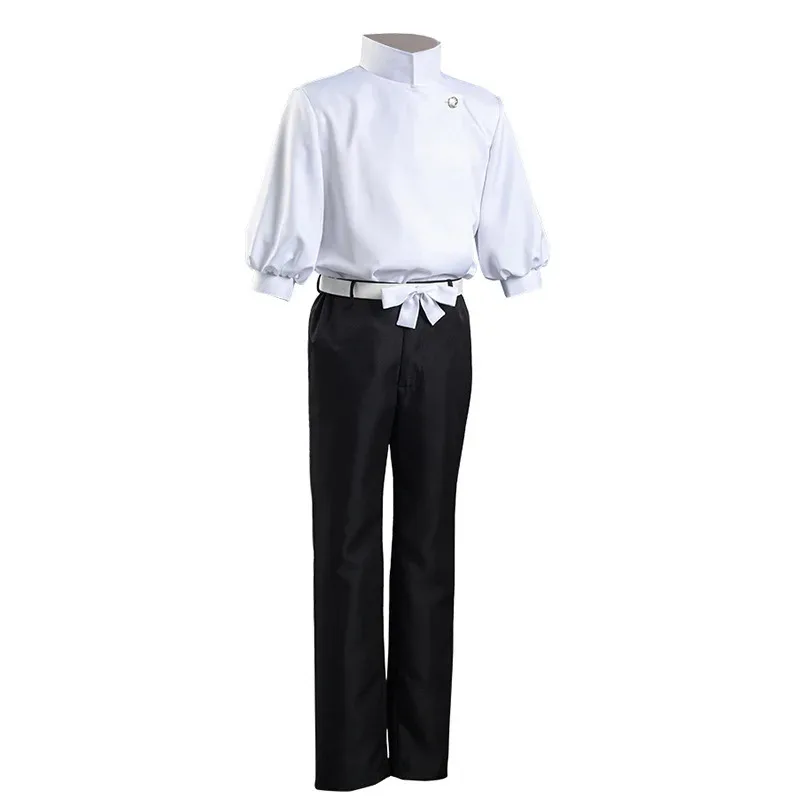 

New ❤2025 Anime Jujutsu Kaisen Yuta Okkotsu Cosplay Costume Men Women Halloween Party Uniforms Tops + Pants + Belt ☆ ☆ ☆